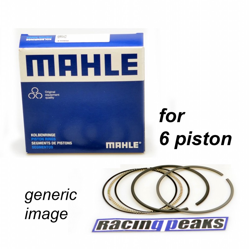 Mahle piston rings x6 for VW Transporter T4 T5 LT28-35 Crafter 2.5TDI 10v