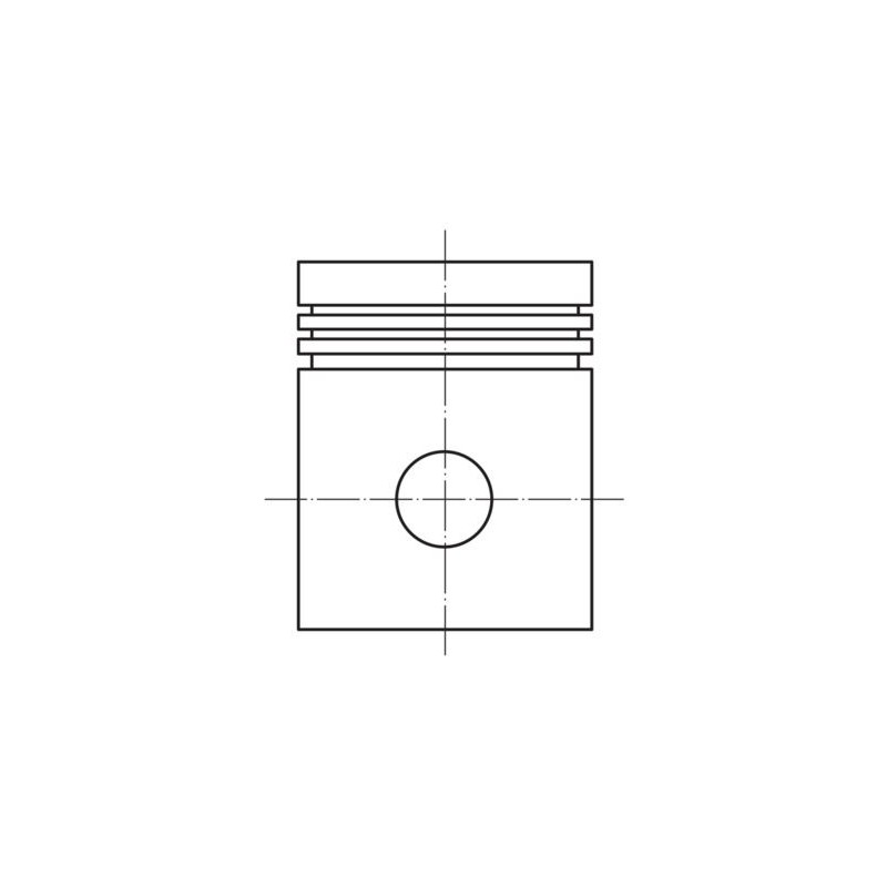 Mahle piston 89.67 x1 for Volvo B20A B20B B20E 140 240 2.0 1969-1974