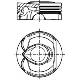 Mahle pistons x1 for BMW 230i 320i 330i 430i 520i 530e X1 X3 2.0 B46B20 B48A20