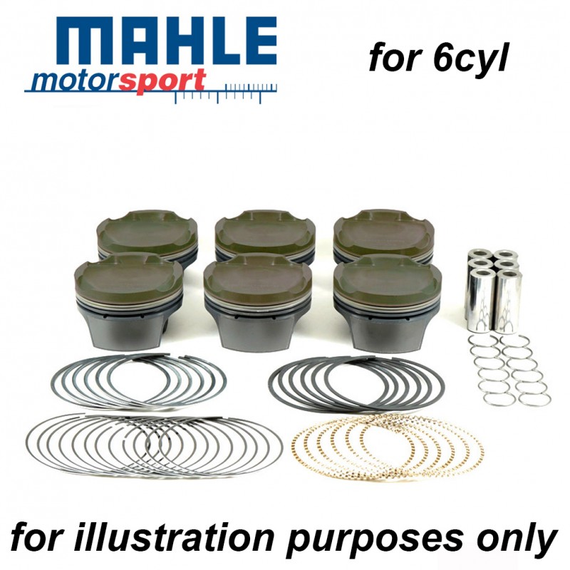 MAHLE forged engine piston kit for BMW S54B32 M3 Z3 Z4 M3.2 PowerPak 87.25