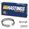 Hastings 2C4631 piston rings x4 for Honda 1.6L 75.00 1.20x1.50x4.00