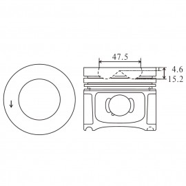 Piston set for BMW 120d 318d 320d 420d 520d X1 X3 18d 20d 2005- N47D20