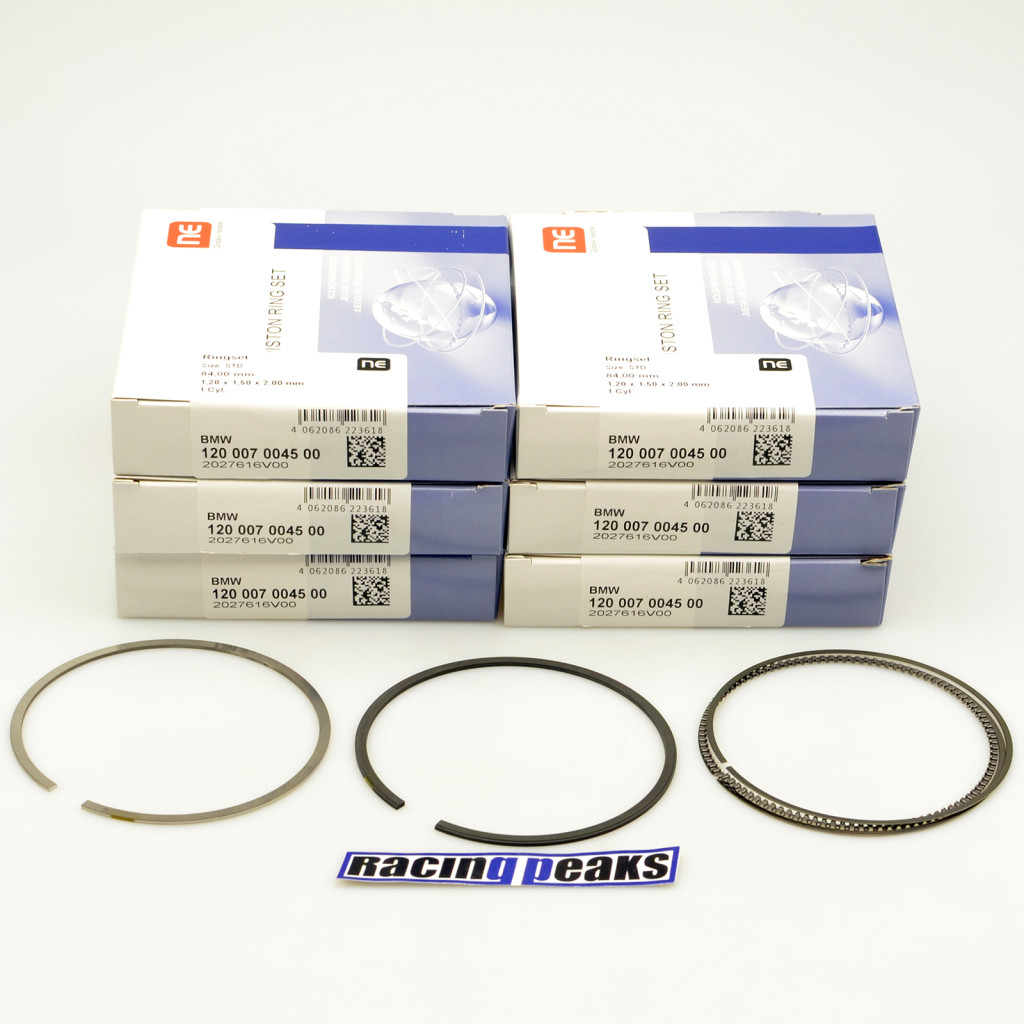 Piston rings x6 for BMW S55B30 M2 M3 M4 Competition CS Racing