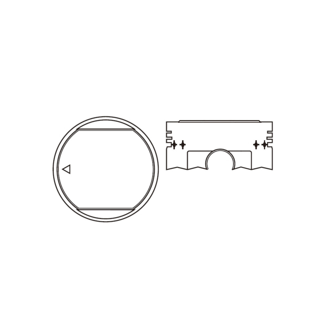 Engine piston set for Daihatsu Applause Feroza 1.6 HD 1988-2000 SOHC 16v