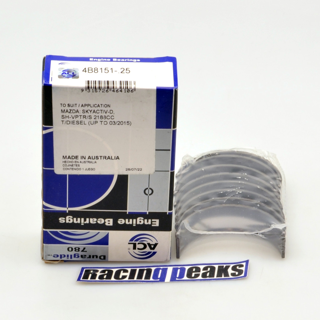 ACL rod bearings 0.25 for Mazda 3 6 CX-5 CX-8 SH 2.2 Skyactiv-D -03/2015