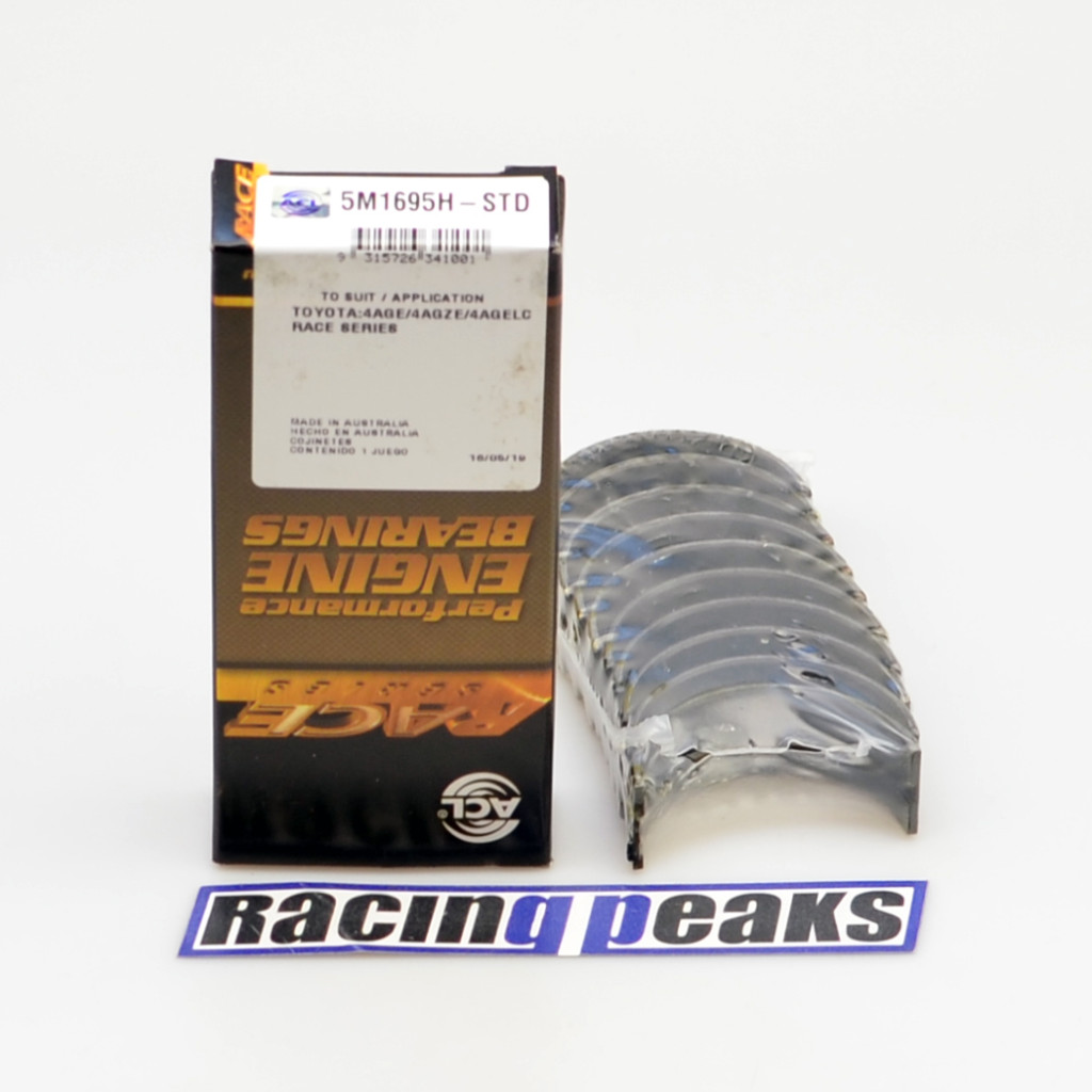 ACL Race 5M1695H main bearings for Toyota 4AGE 4AGZE 4AGEC 1.6L 16v 20v