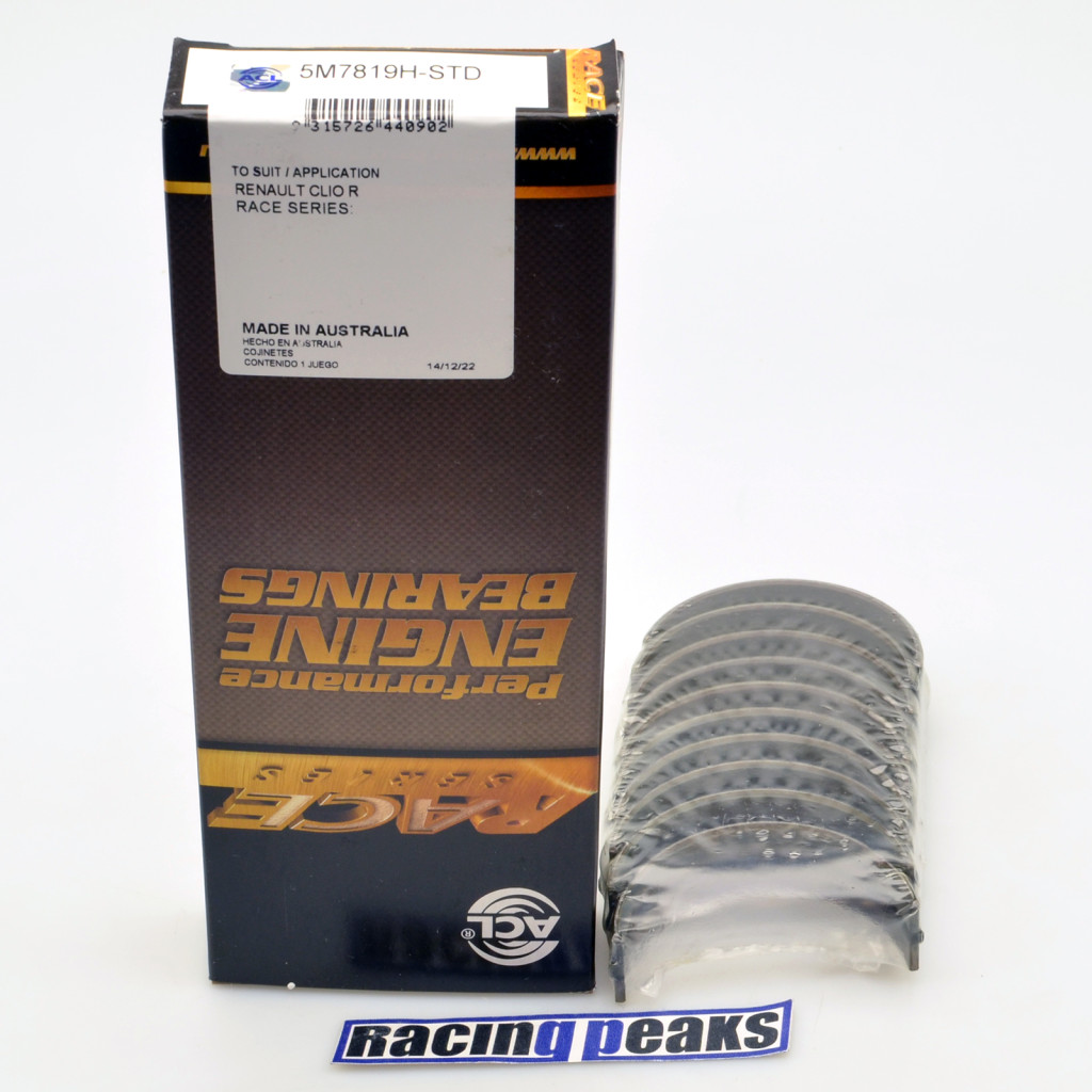 ACL Race 5M7819H main bearings for Renault Clio R3 2.0 16v F4A F4R