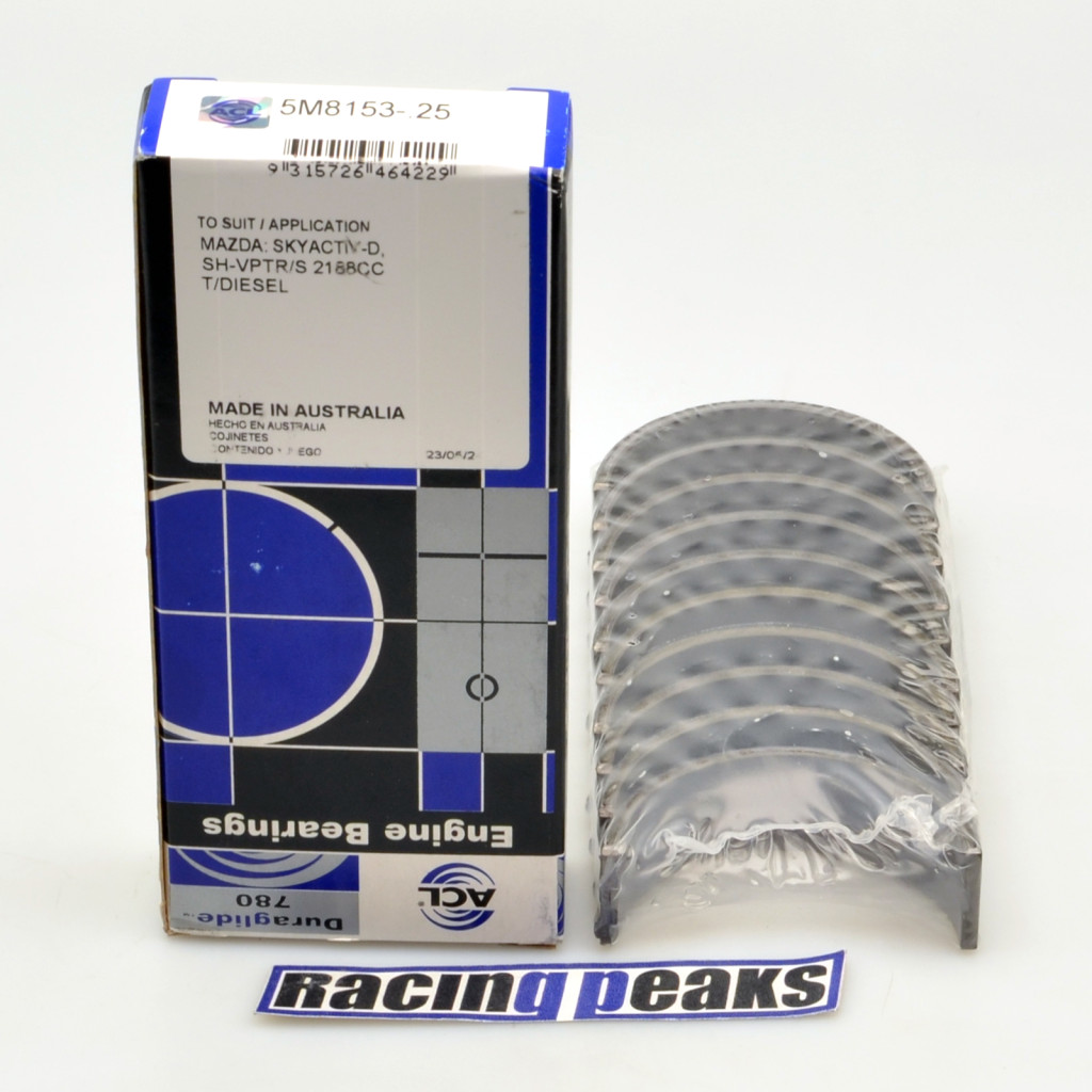 ACL main bearings 0.25 for Mazda 3 6 CX-5 CX-8 SH 2.2 Skyactiv-D 2012-