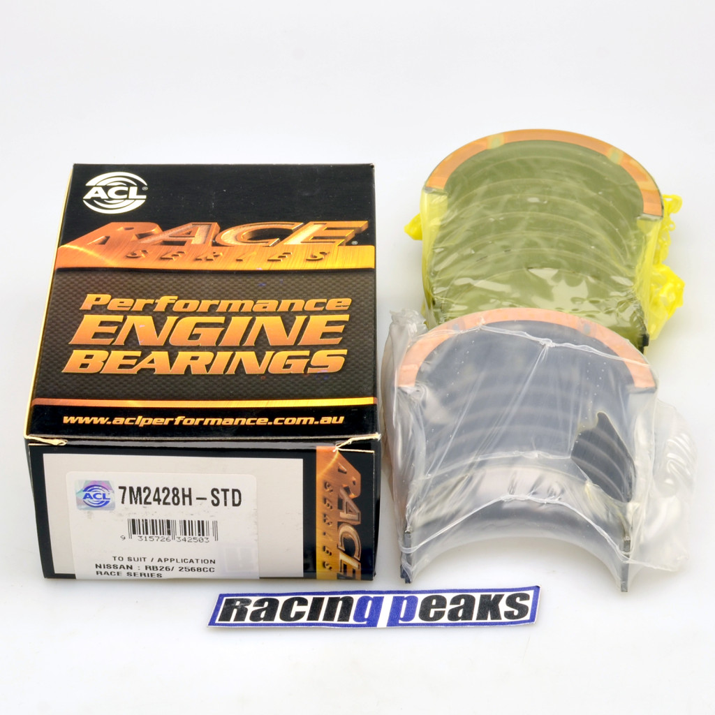 ACL Race 7M2428H main bearings for Nissan RB26DETT RB26 GTR R34 2.6L