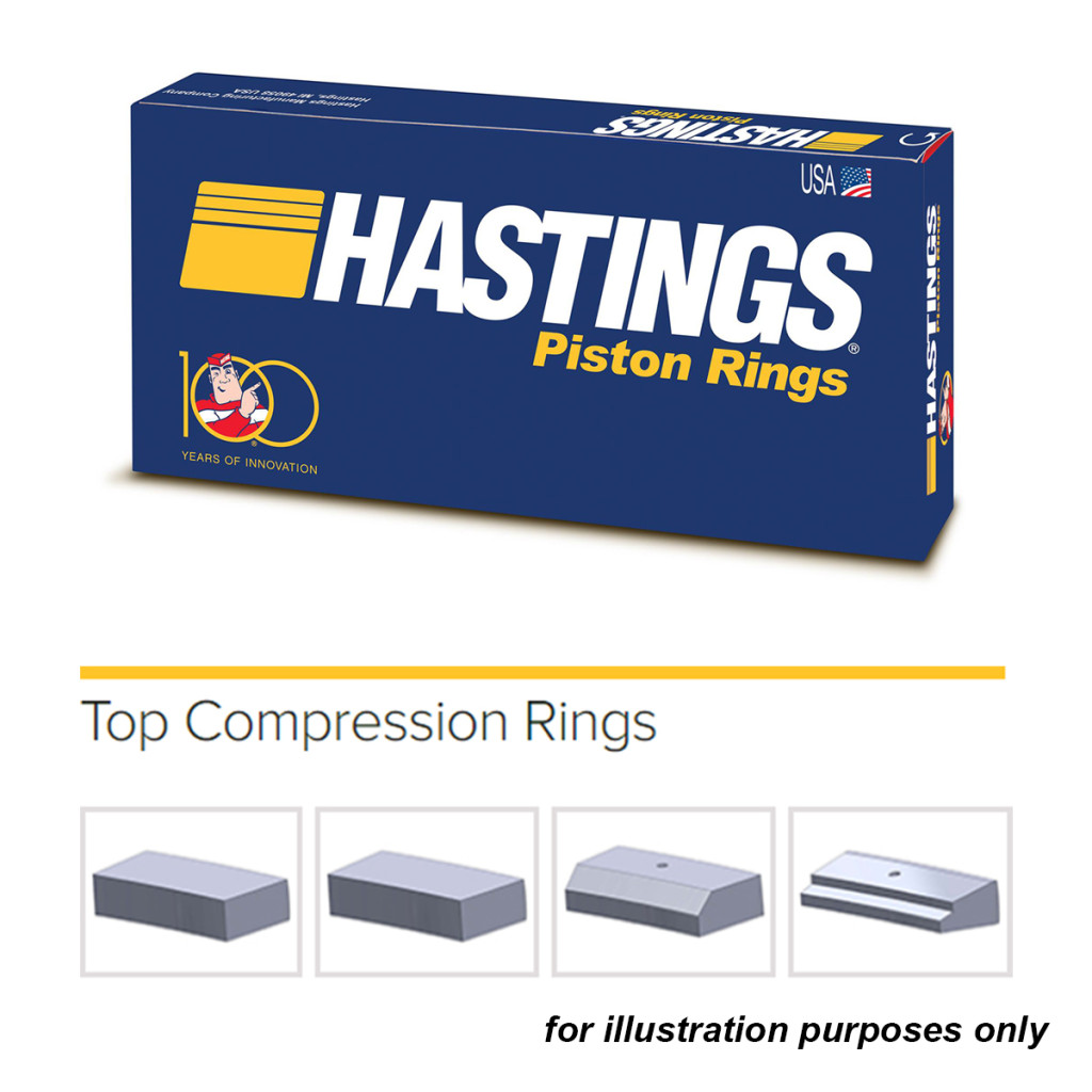 Hastings 2M6209 piston rings x4 for GM 122 134 2.0L 2.2L 87-05 Isuzu LN2 89.00