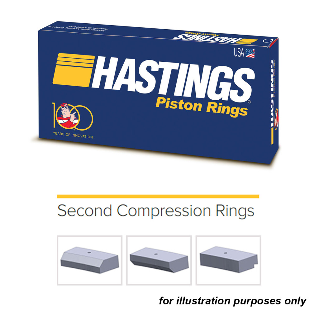 Hastings 2M6209 piston rings x4 for GM 122 134 2.0L 2.2L 87-05 Isuzu LN2 89.00