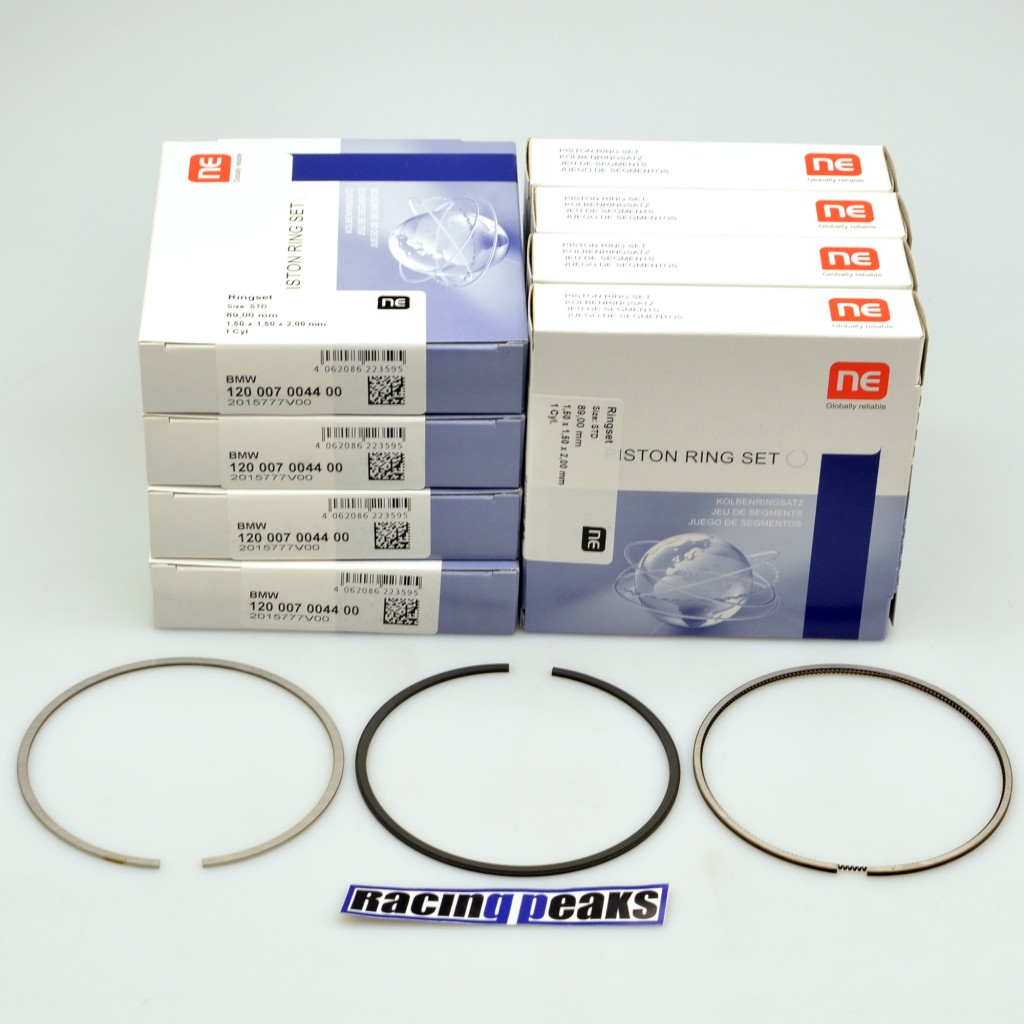 Piston rings x8 for BMW N63B44A S63B44 550i 650i 750i X5 X6 50i 89.25 +