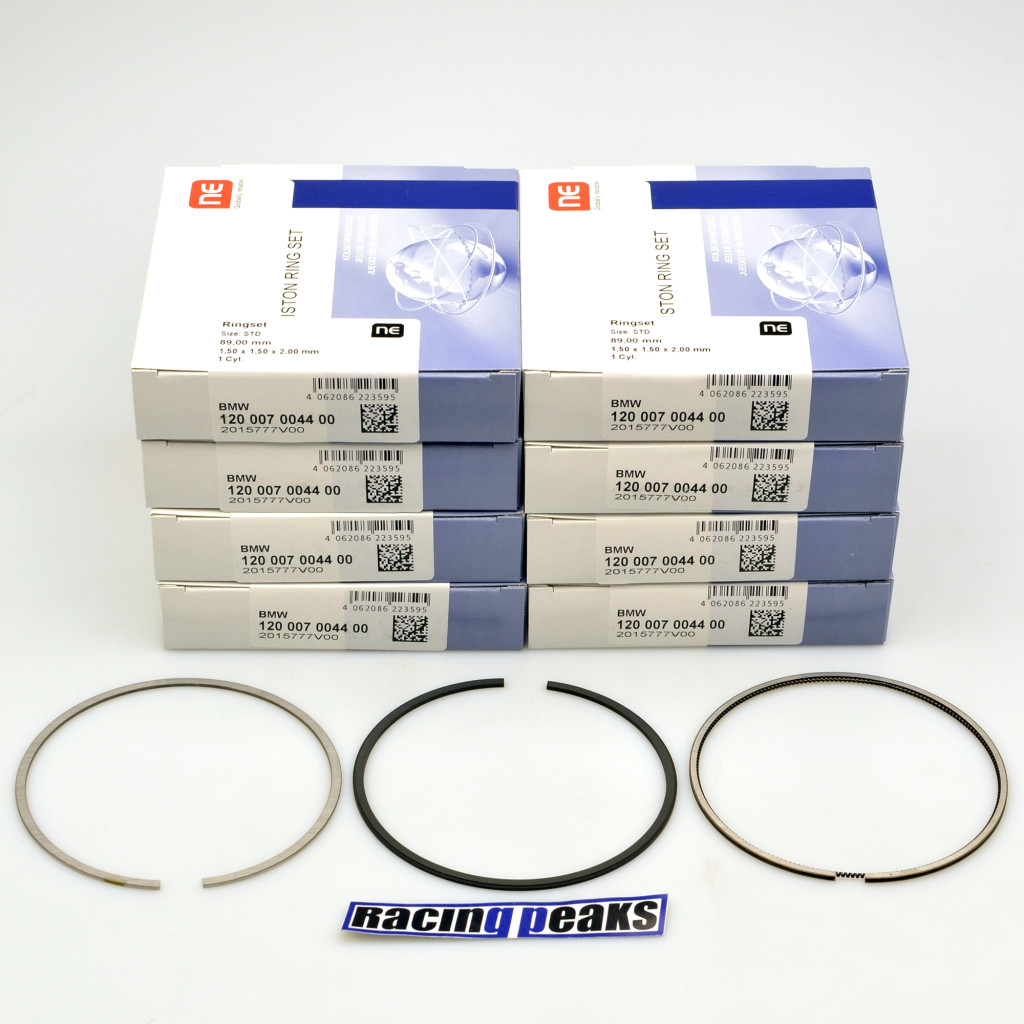 Piston rings x8 for BMW N63B44A S63B44 550i 650i 750i X5 X6 50i 89.25 +