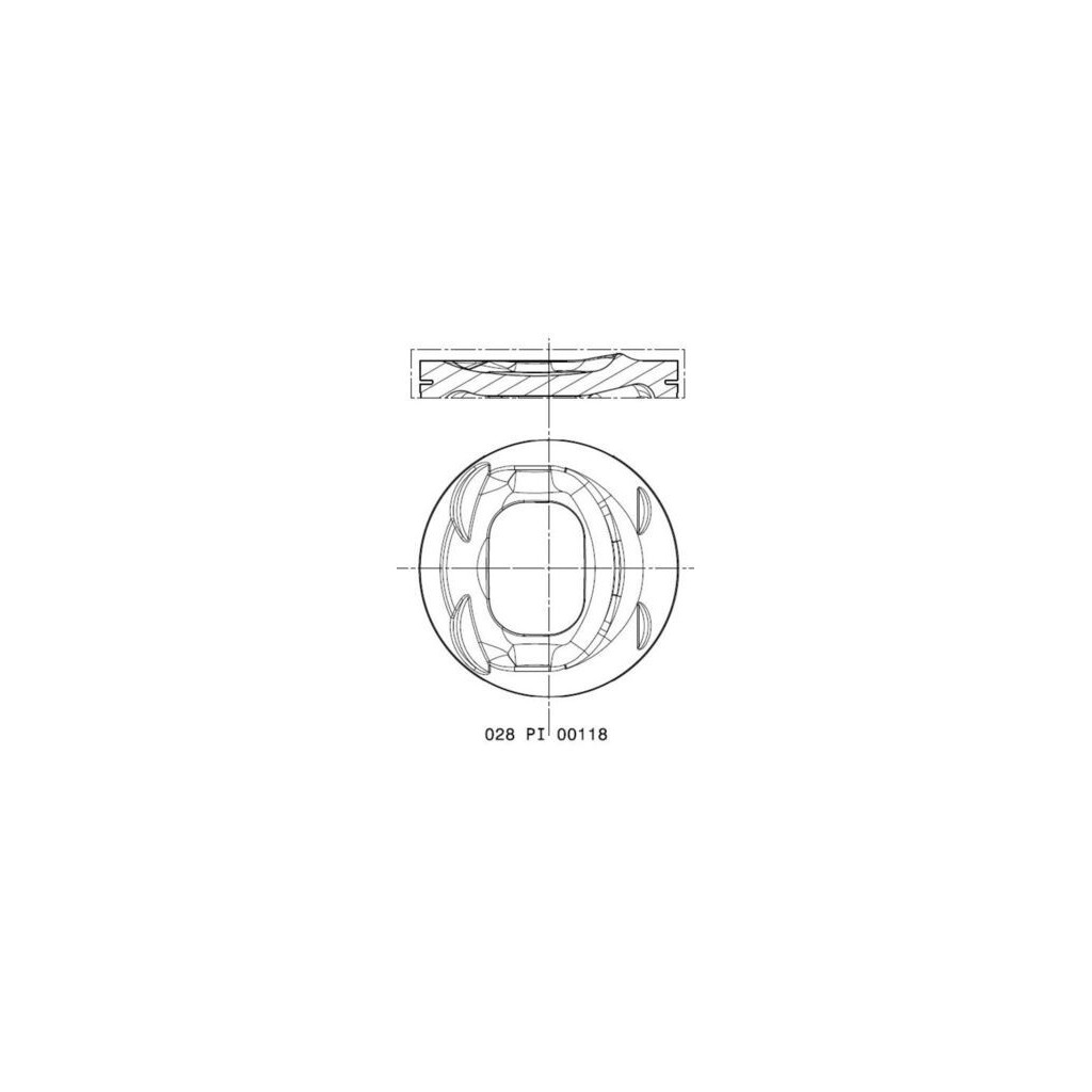 MAHLE piston 76.50 x1 for VW Audi A3 Golf Jetta Passat Tiguan 1.4TSI CAXA