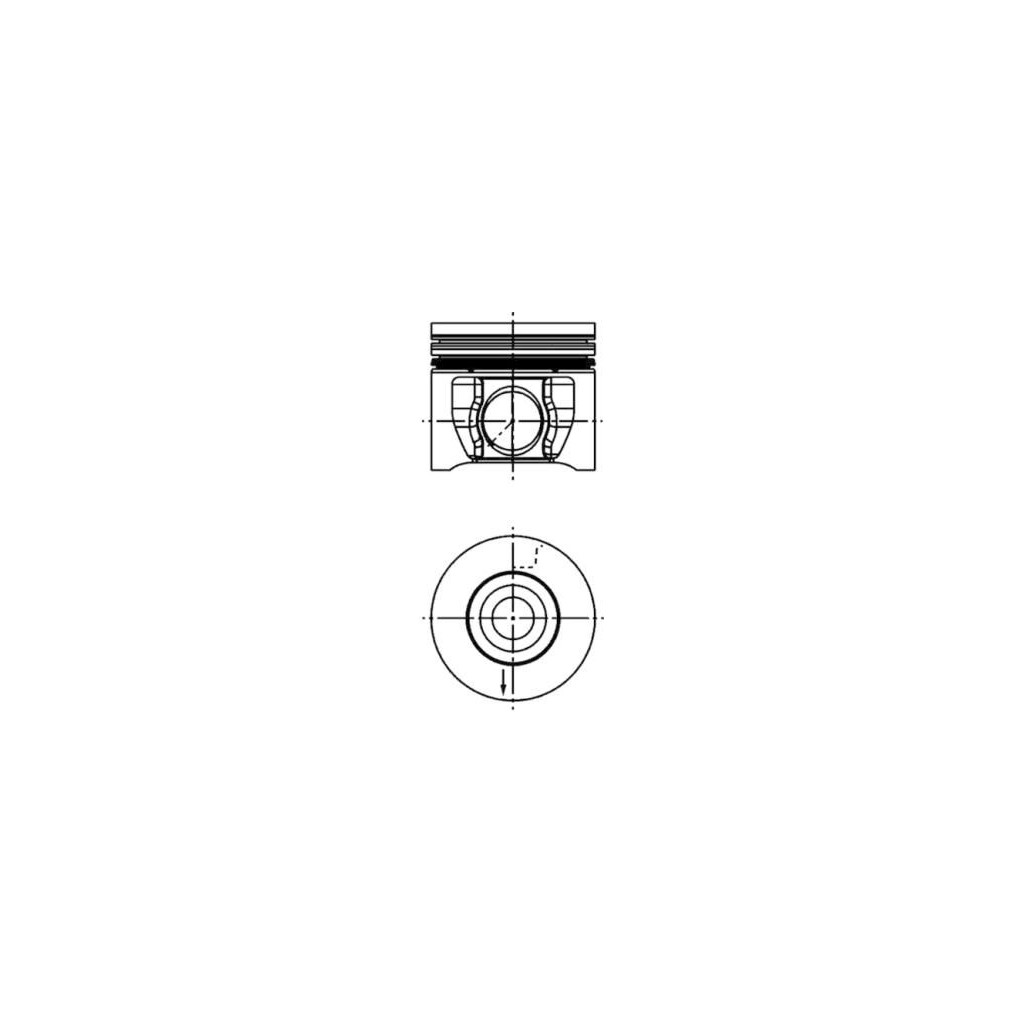 KS piston 90.405 x1 for Land Rover Defender Td4 DT244 Transit 2.4TDCi H9FB