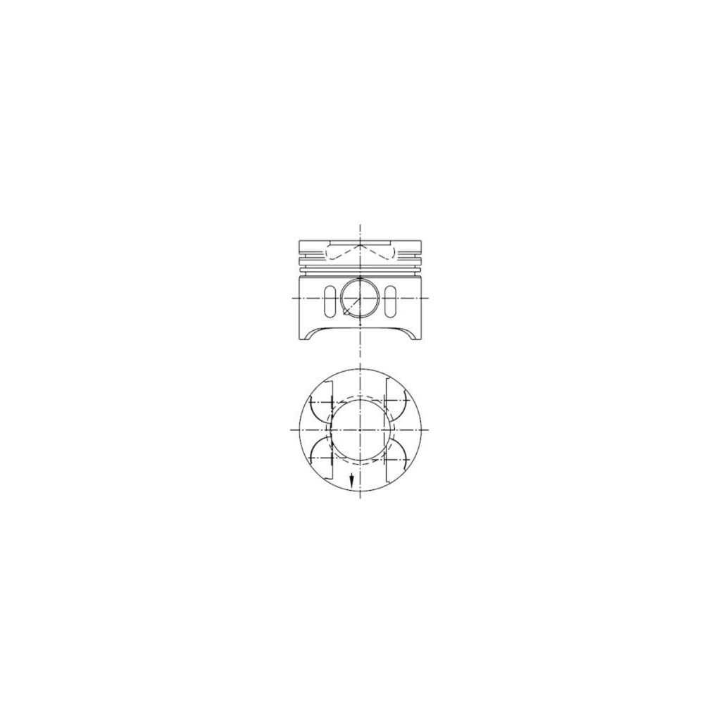 KS piston 88.50 x1 for Mercedes Sprinter 2.1 2.7 CDI -2006 OM611 OM612