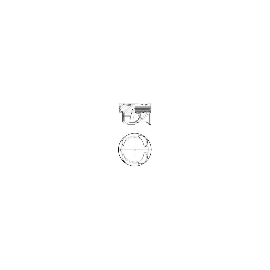 KS piston 74.50 x1 for VW Audi A1 A3 Q3 35TFSI T-Roc T-Cross Golf Passat TSi