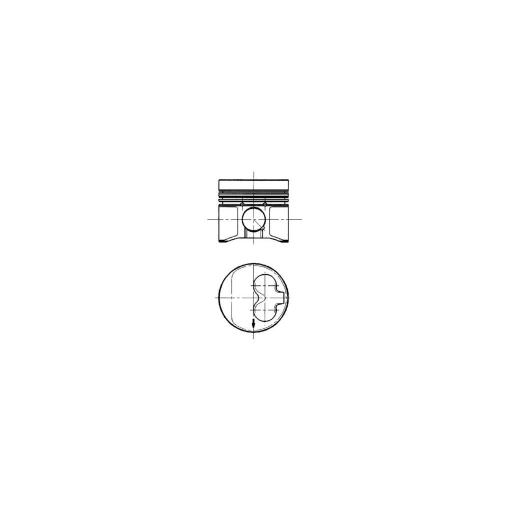 KS piston 80.00 x1 for VW Golf Mk3 Vento Passat T4 Transporter 1.9TD AAZ ABL