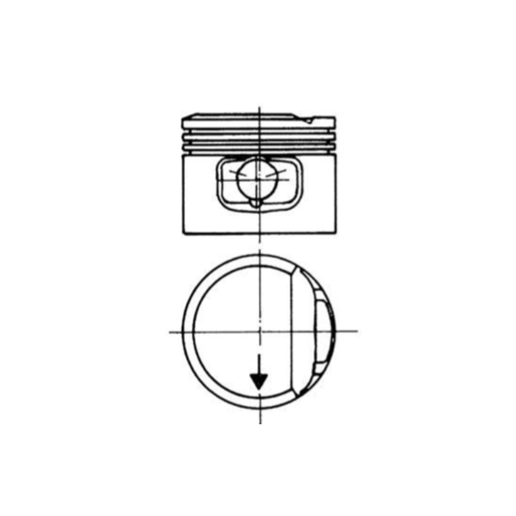 KS piston 81.50 x1 for VW Corrado Golf Scirocco 1.8 GTI KR PL 16v