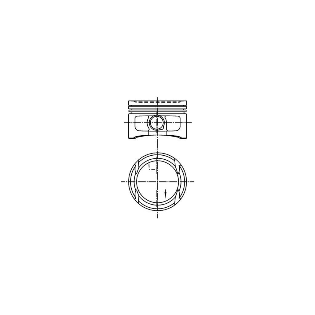 KS piston 76.50 x1 for VW Golf Bora Caddy Polo Fabia Ibiza Leon 1.4 16v 2000-05
