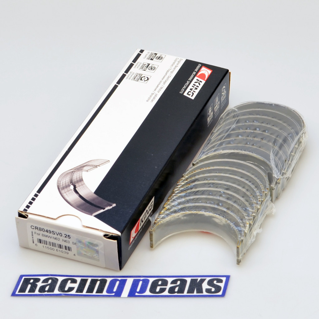 Rod bearings for BMW N62B44 N62B48 S63B44 M5 X6M 550i 650i 05/2005-03/2011