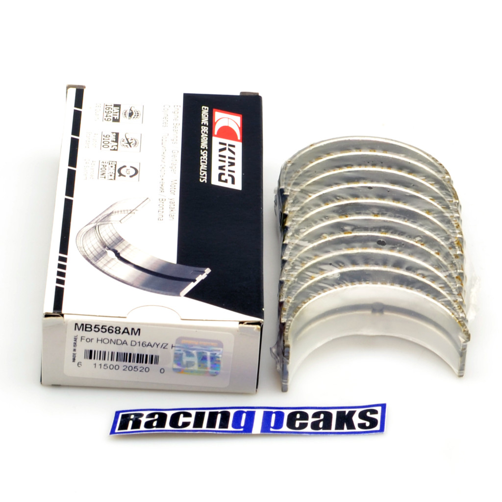 Main bearings for Honda Acura D16A6 D16B6 D16Y86 D16Z B20A5 H22A4 F23A1