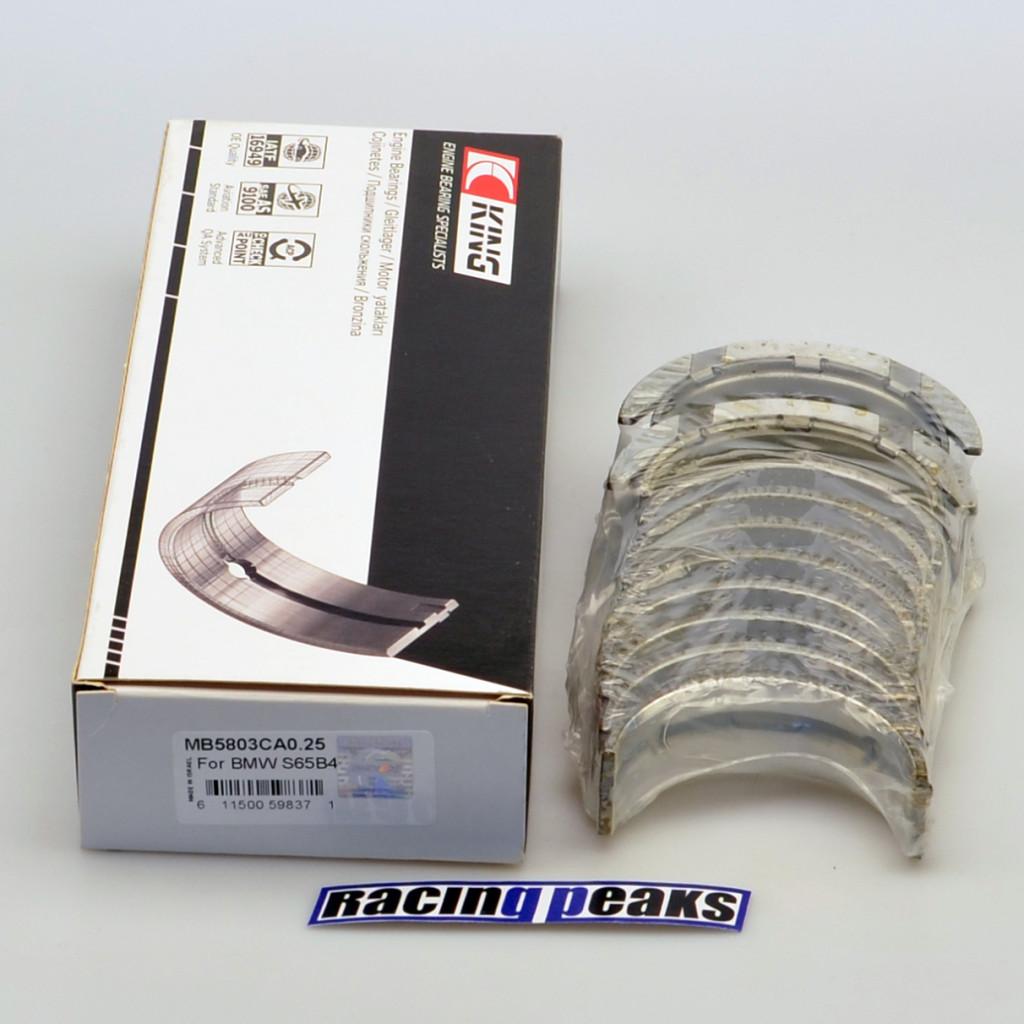 Main bearings for BMW S65B40 M3 4.0 v8 32v King MB5803CA