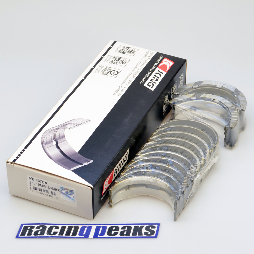 Main bearings for BMW S85B50 M5 E60 M6 E63 5.0 v10 40v King MB637CA