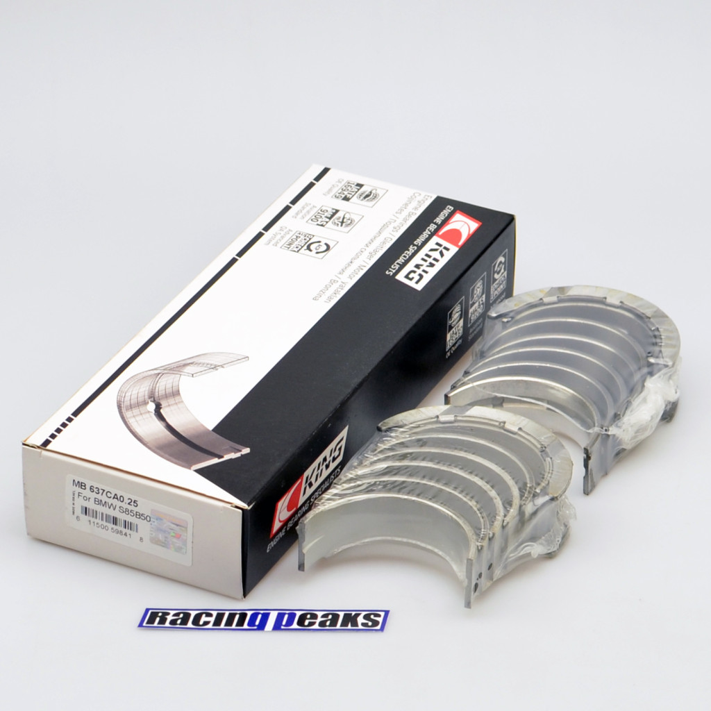 Main bearings for BMW S85B50 M5 E60 M6 E63 5.0 v10 40v King MB637CA