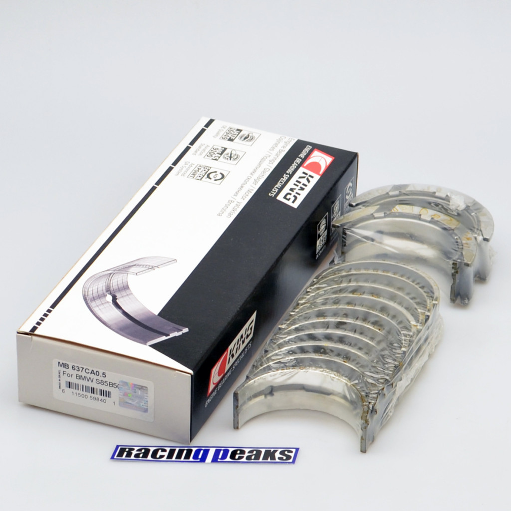 Main bearings for BMW S85B50 M5 E60 M6 E63 5.0 v10 40v King MB637CA