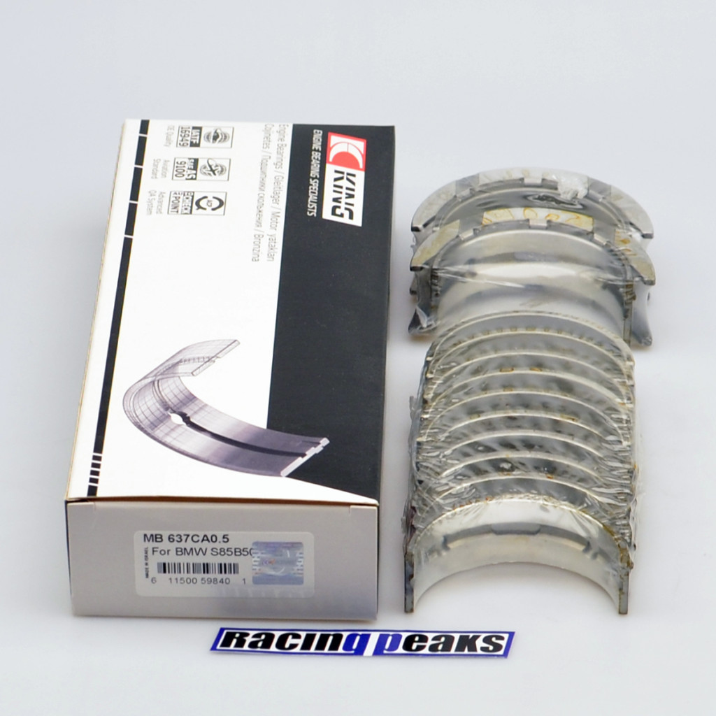 Main bearings for BMW S85B50 M5 E60 M6 E63 5.0 v10 40v King MB637CA