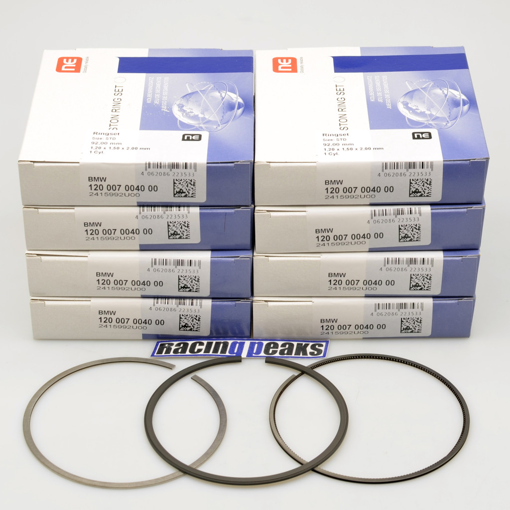 Piston rings x8 for BMW S65B40 S65B44 M3 GTS CRT 4.0L 4.4L 11257840940