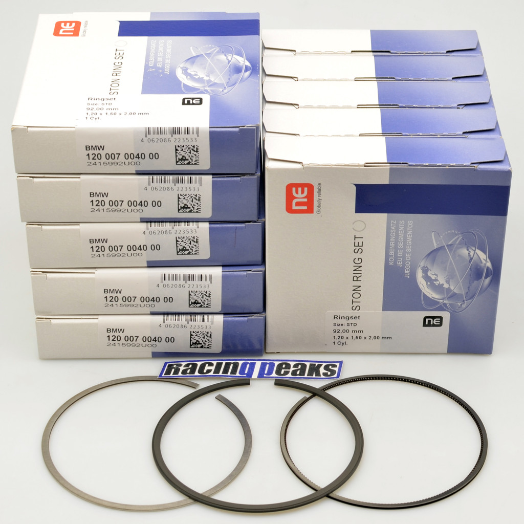 Piston rings x10 for BMW S85B50 M5 M6 5.0L v10 11257840940