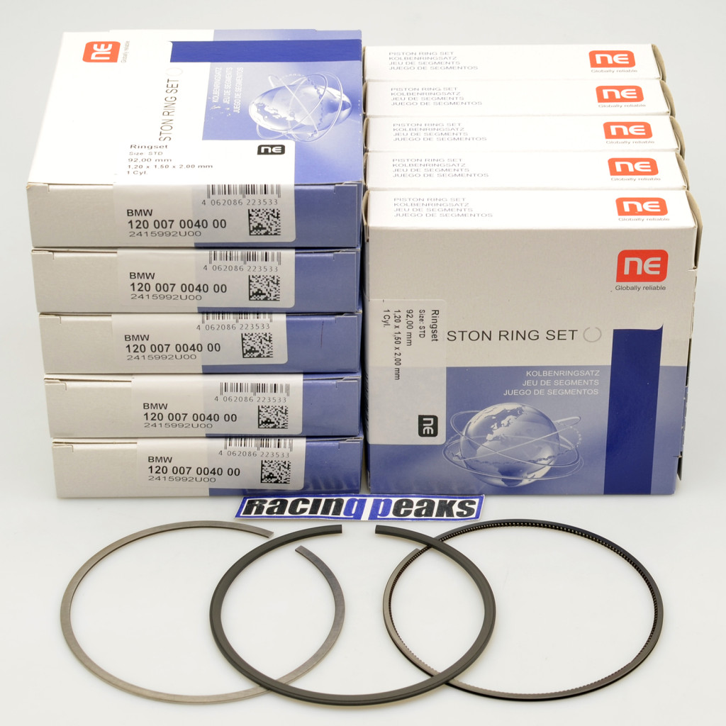 Piston rings x10 for BMW S85B50 M5 M6 5.0L v10 11257840940