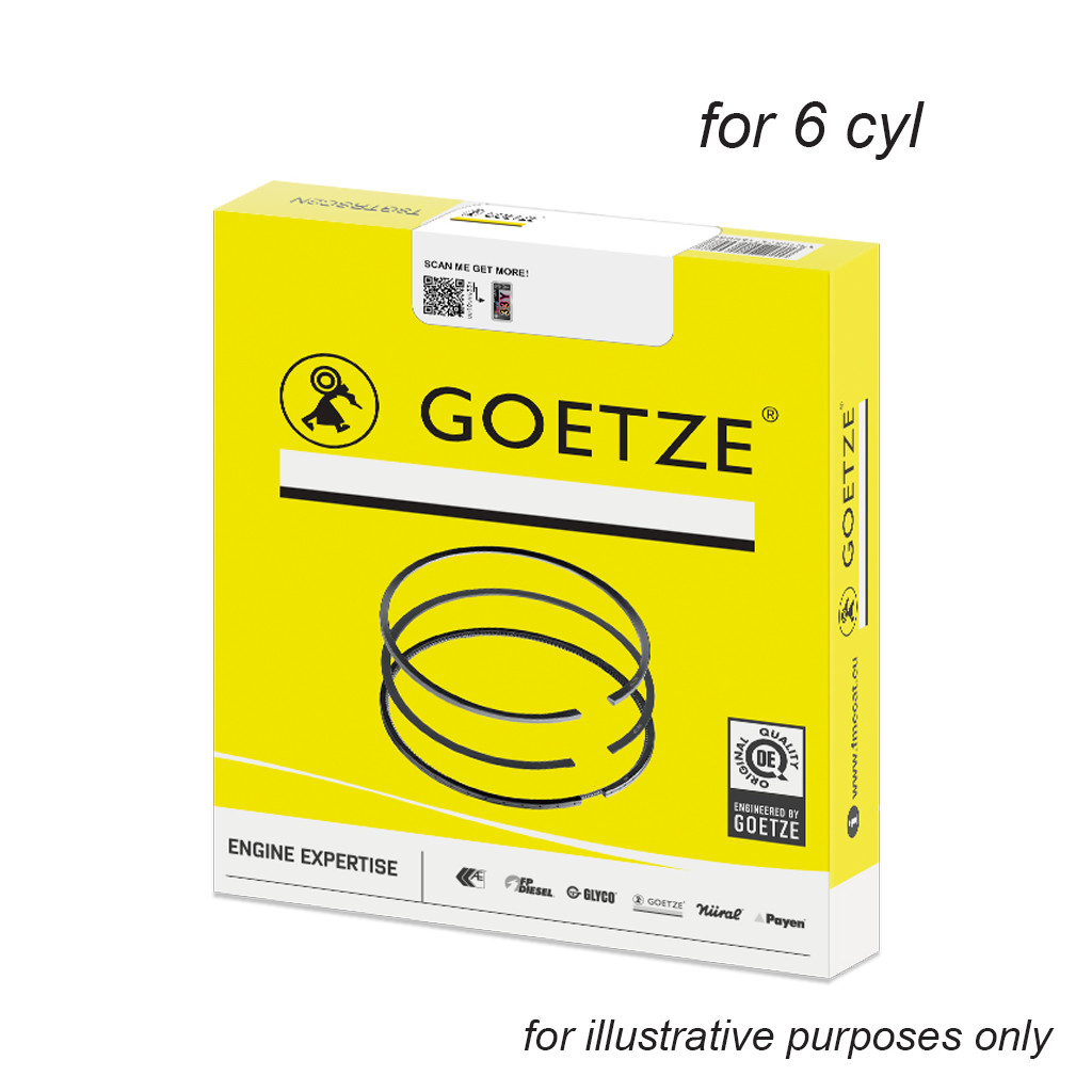 Engine piston ring set fits BMW M54B30 M54B25 325i 330i 525i 530i 730i X3 X5 Z3 Z4
