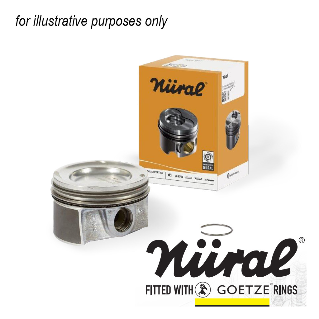 Engine piston 77.50 fits Hyundai G4FA i20 i30 ix20 Rio Ceed 1.4 2007-2015