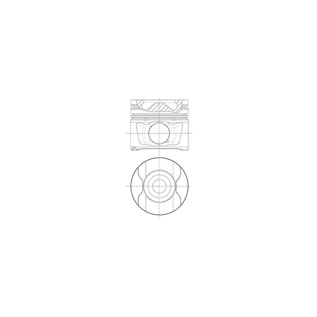 Engine piston fits Land Rover Discovery Ranger Rover 2.7TD 276DT DT17 81.00 STD