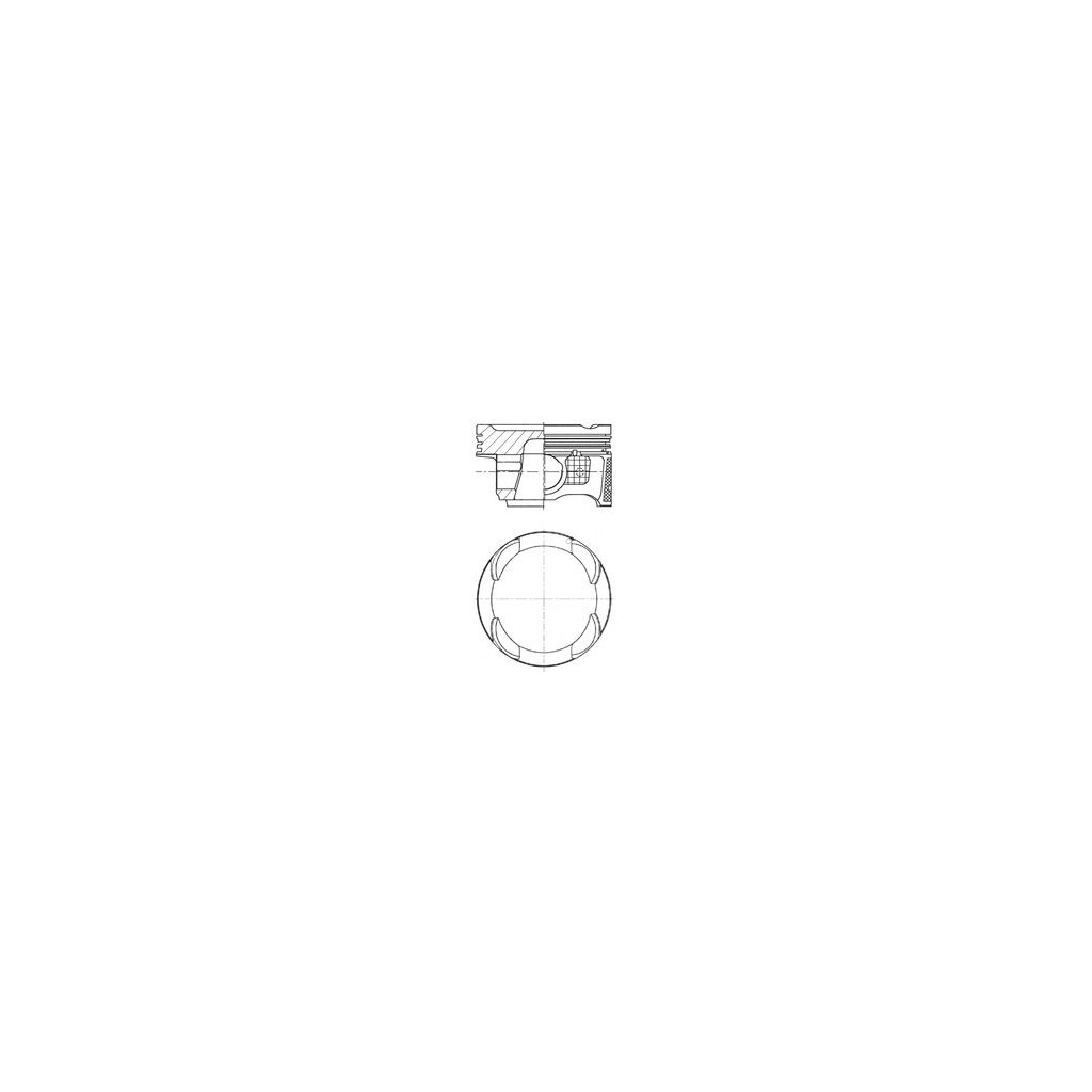 KS piston 71.00 x1 for Hyundai Kia i10 i20 Picanto Rio Stonic 1.2L G4LA
