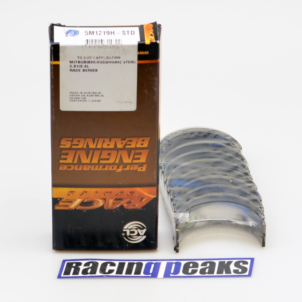 ACL Race 5M1219H main bearings fits Mitsubishi 4G63 2.0 2.4 16v Evo 7-9 1997-