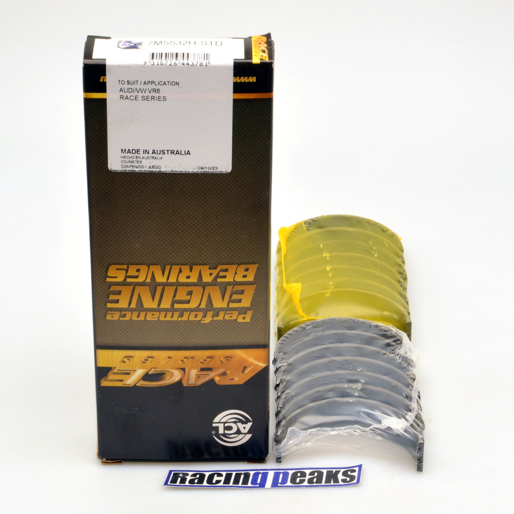 ACL 7M5532H main bearings fits VW Audi VR6 r32 r36 2.8L 2.9L 12v 24v 3.2L 3.6L