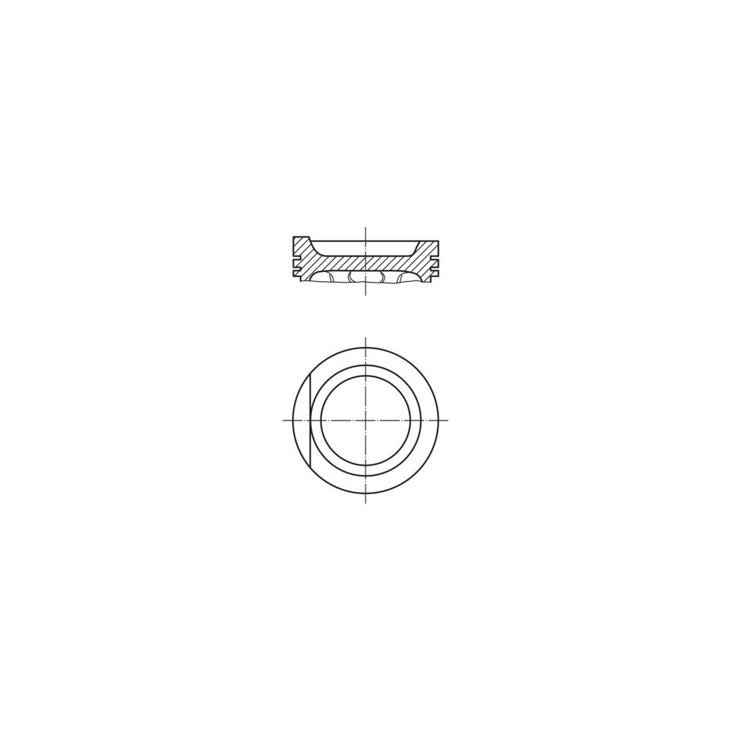 MAHLE piston 81.50 x1 fits VW Corrado Golf 1.8 GTI G60