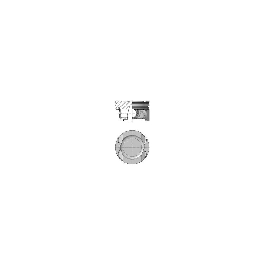 Engine piston 89.00 fits BMW N63B44A 550i 650i 750i X5 X6 50i 2008- 11257613626