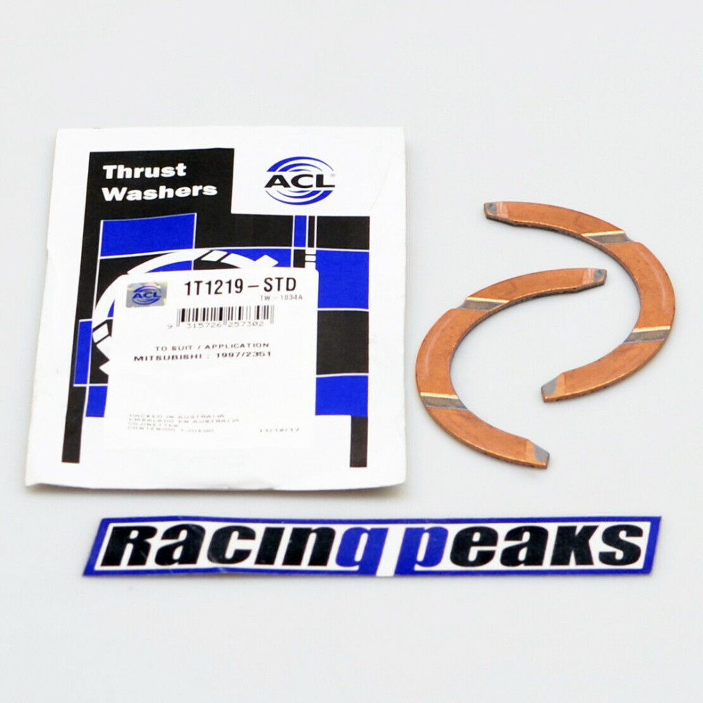 ACL 1T1219 thrust washers fits Mitsubishi 4G63 4G64 4G69 G4JP G4JS 2.0 2.4 16v