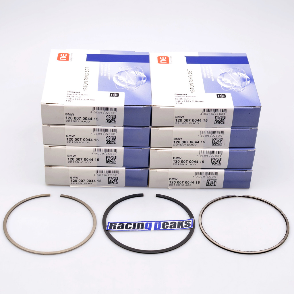 Piston rings x8 fits BMW N63B44A S63B44 550i 650i 750i X5 X6 50i 89.25 +0.25