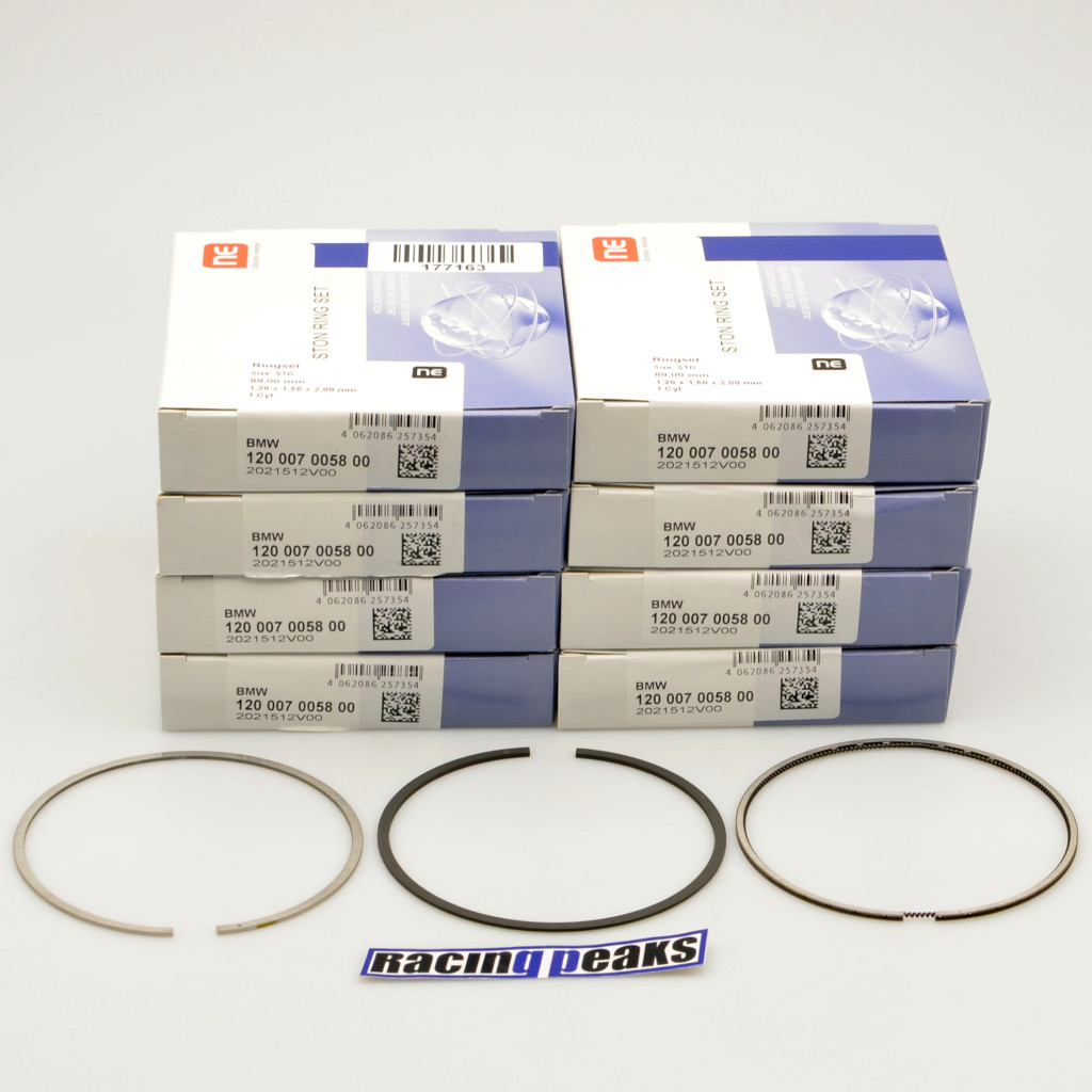 Piston rings x8 fits BMW N63B44B N63B44C S63B44 4.4L M550i 650i 750i X5 50i 89.00