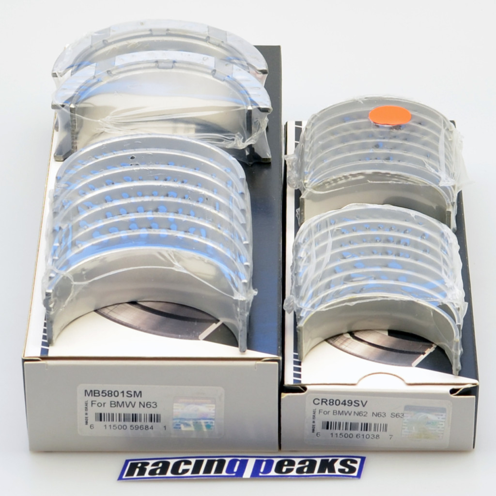 BMW M5 M6 550i 650i X5 50i N63B44 S63B44 05/2005-03/2011 rod & main bearings set