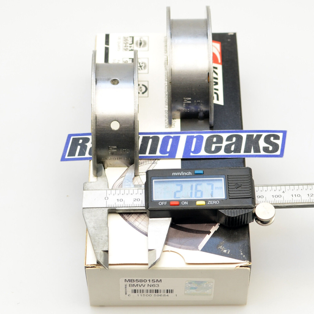 BMW M5 M6 S63B44 550i 650i 750i M550i N63B40 N63B44 main bearings King MB5801SM