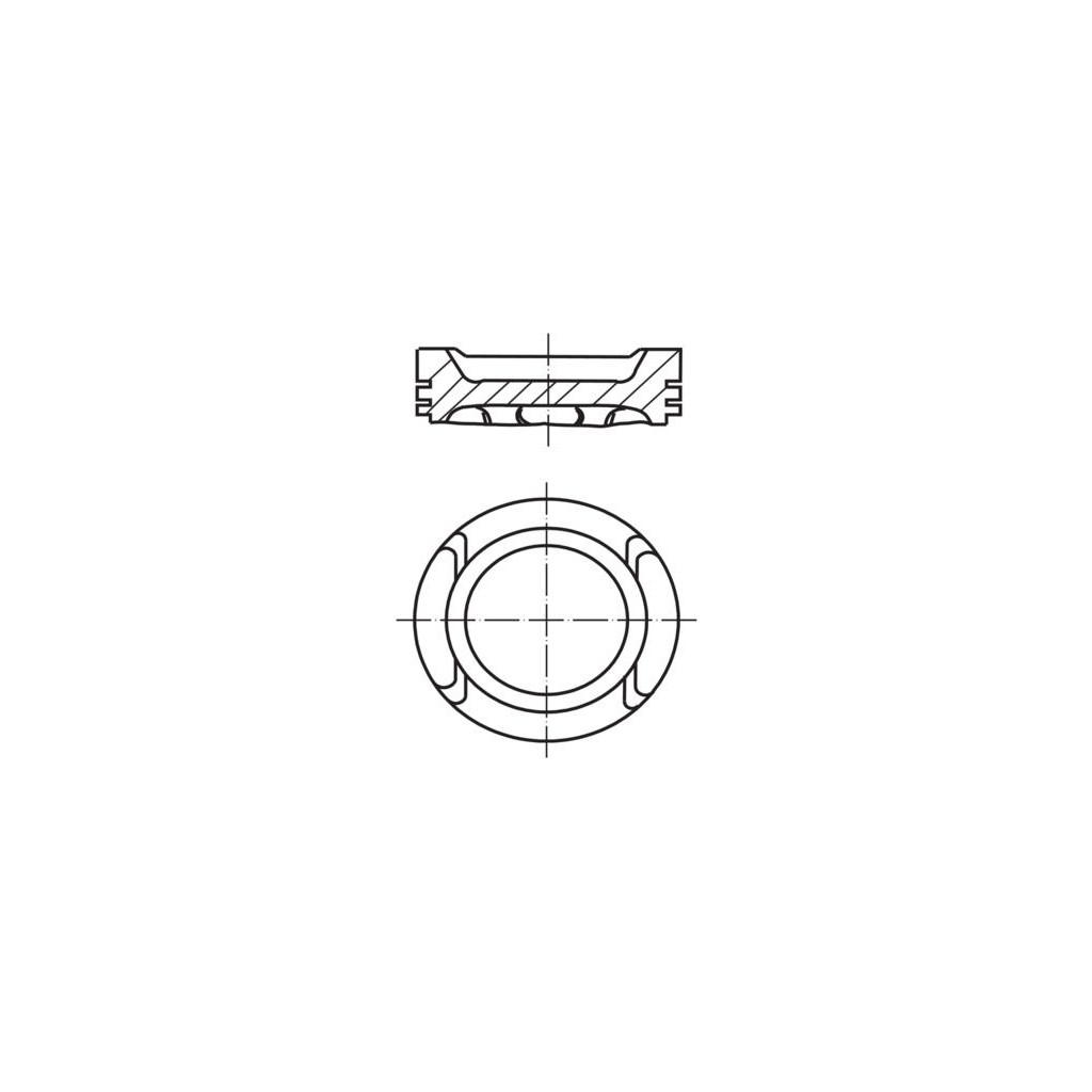 MAHLE piston 83.00 x1 fits VW Golf IV Bora New Beetle Octavia 2.0 8v AEG APK AQY