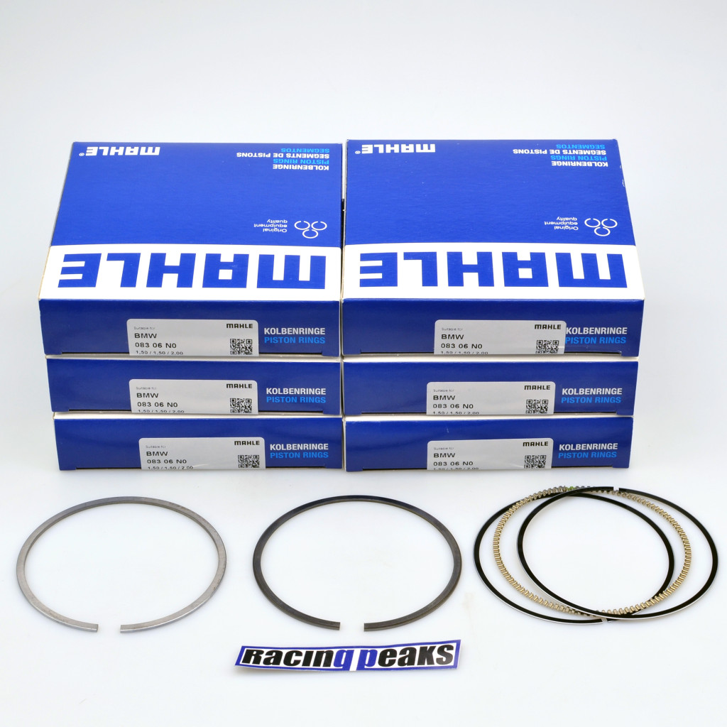 MAHLE piston rings x6 fits BMW M50B25 M52B25 M52B28 E36 E46 323i 328i 2.5 2.8