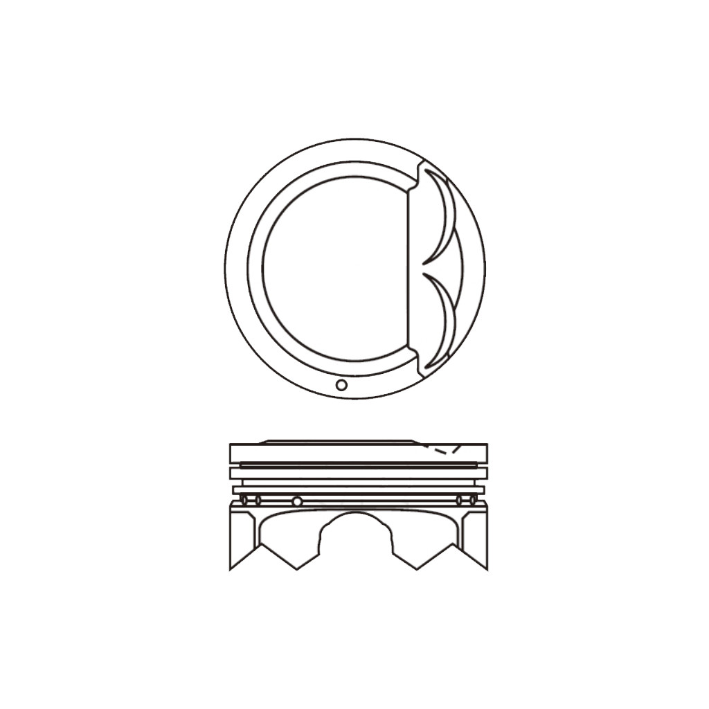 Piston set fits Hyundai Accent Getz i20 ix20 i30 Ceed Rio 1.4 MPi 16v G4FA 2007-